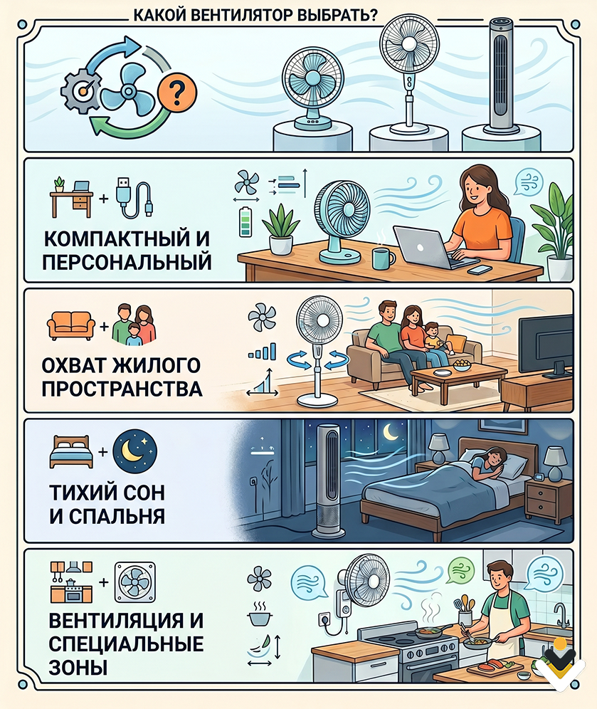 Выбор вентилятора