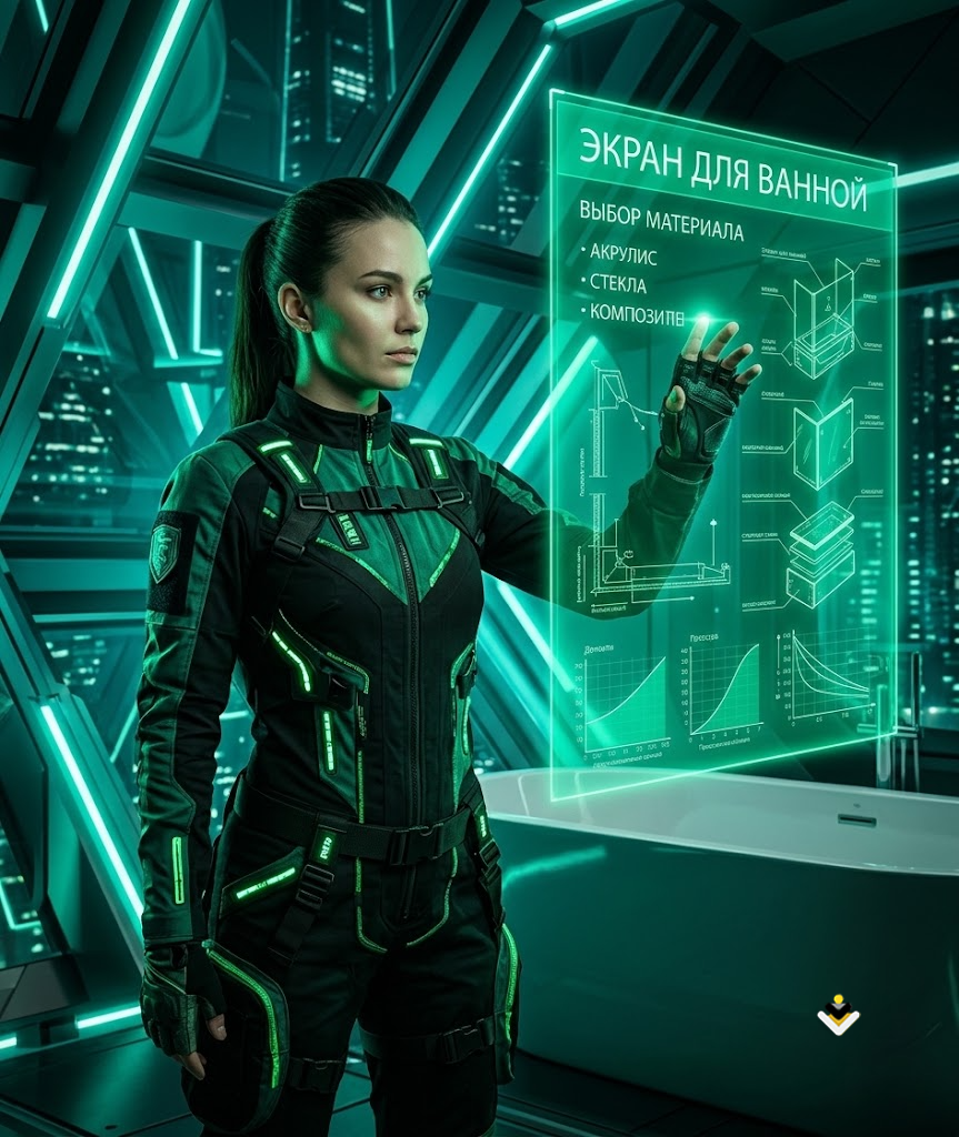 экран для ванной