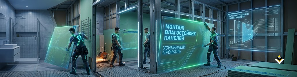 выбор гипсокартона для ваной комнаты