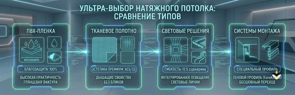 самое лучшее полотно для натяжного потолка