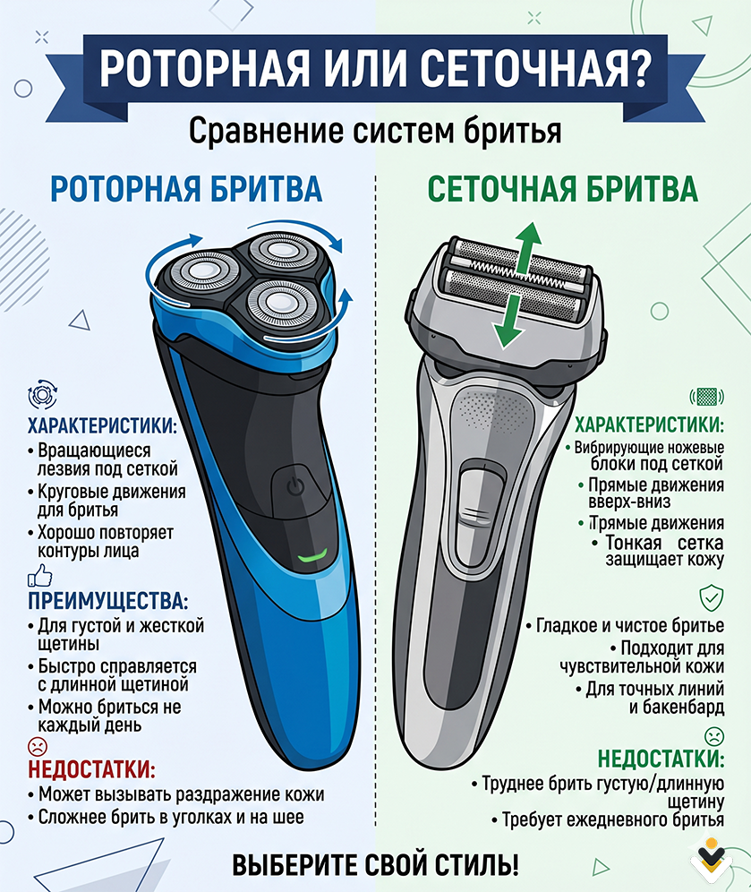 Выбор электробритвы